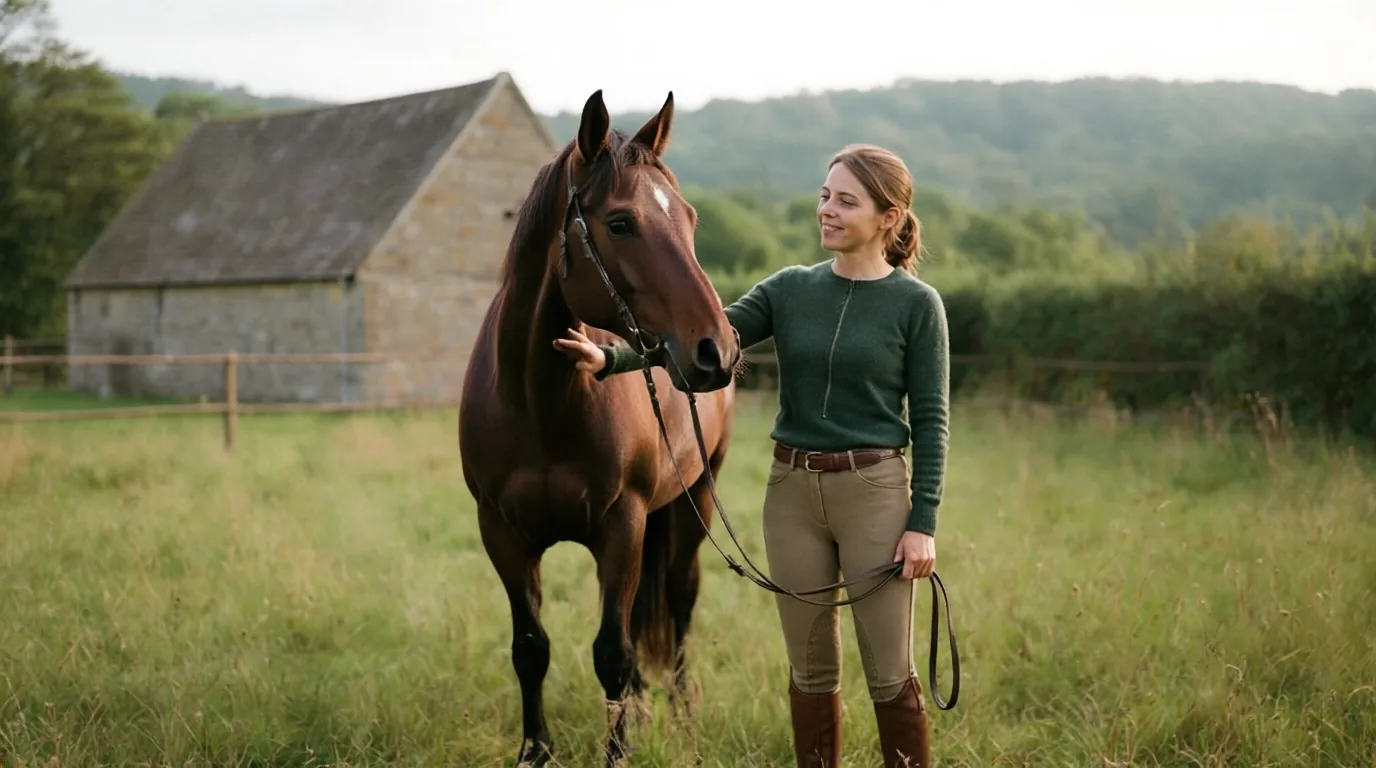 Cours d'équitation à Saint-Yrieix-les-Bois, Creuse