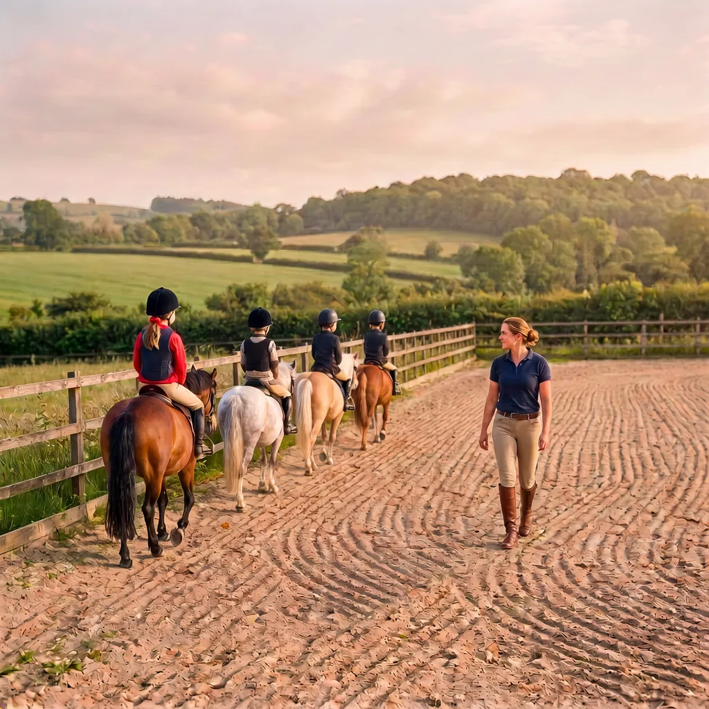 Cours de poney à Saint-Yrieix-les-Bois, Creuse